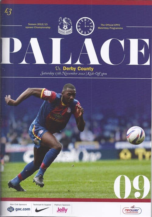 Crystal Palace FC v Derby County FC